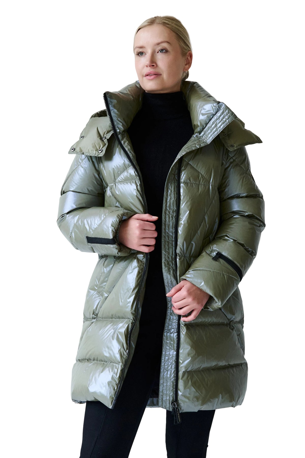 Finnja Down Coat | Olive 1