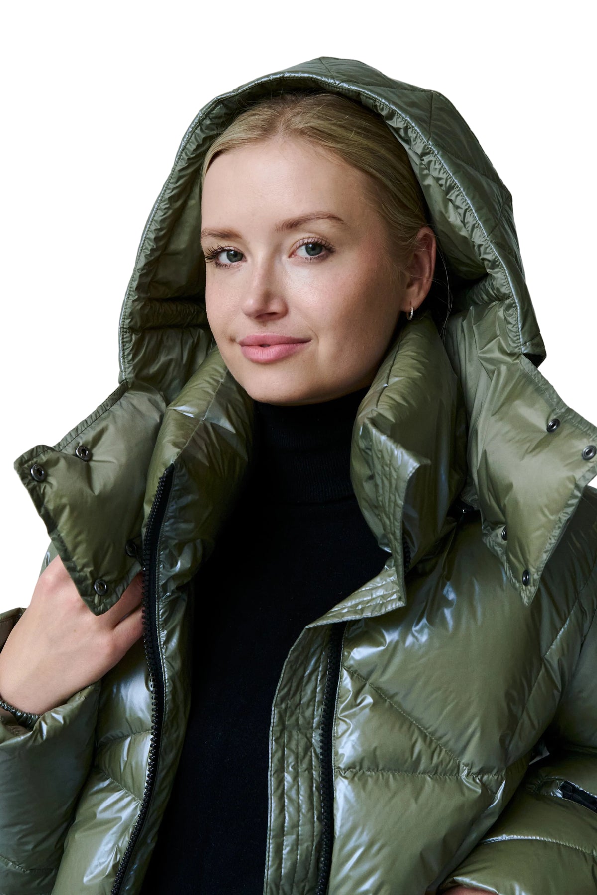 Finnja Down Coat | Olive 2