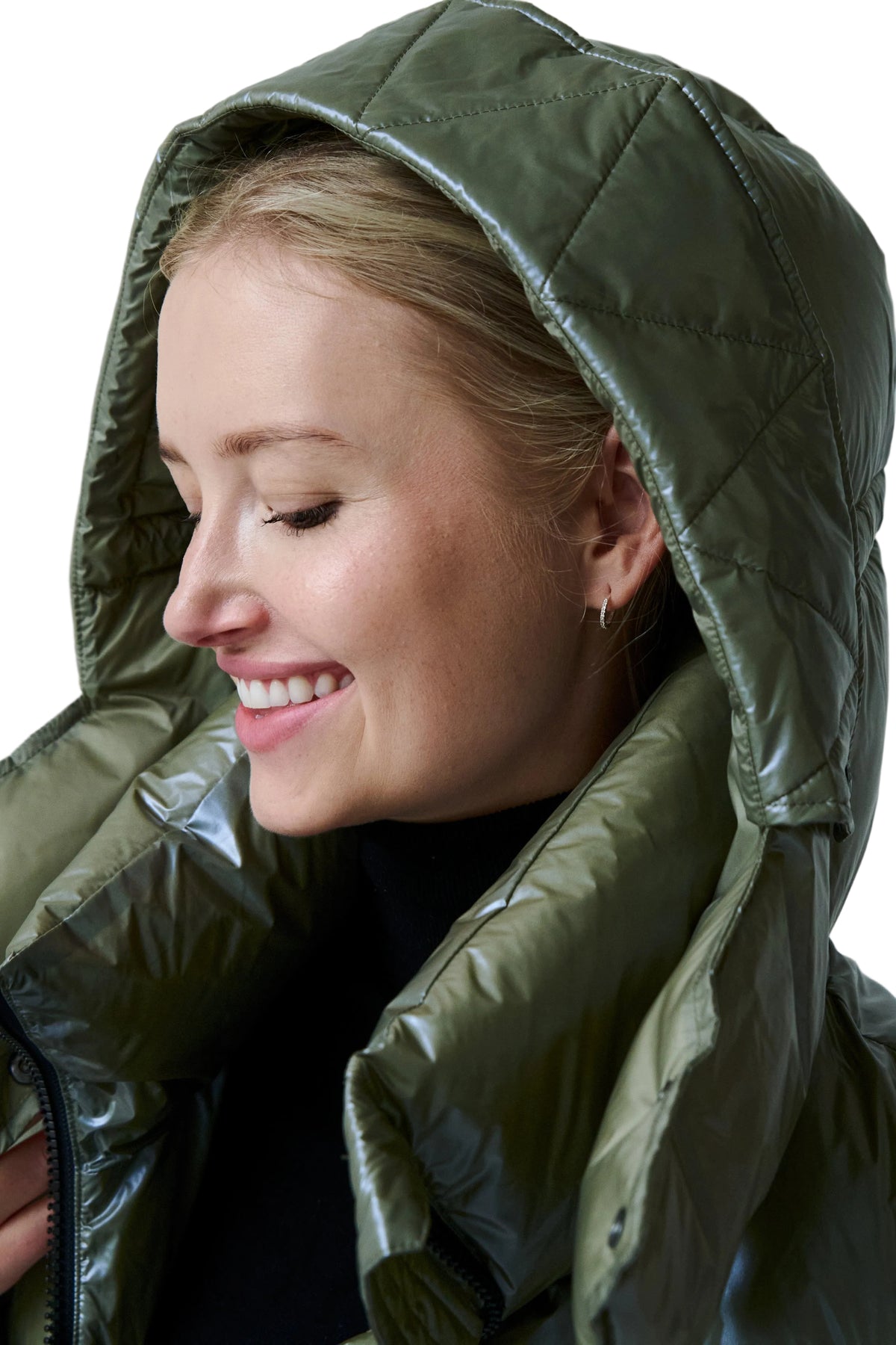 Finnja Down Coat | Olive 5