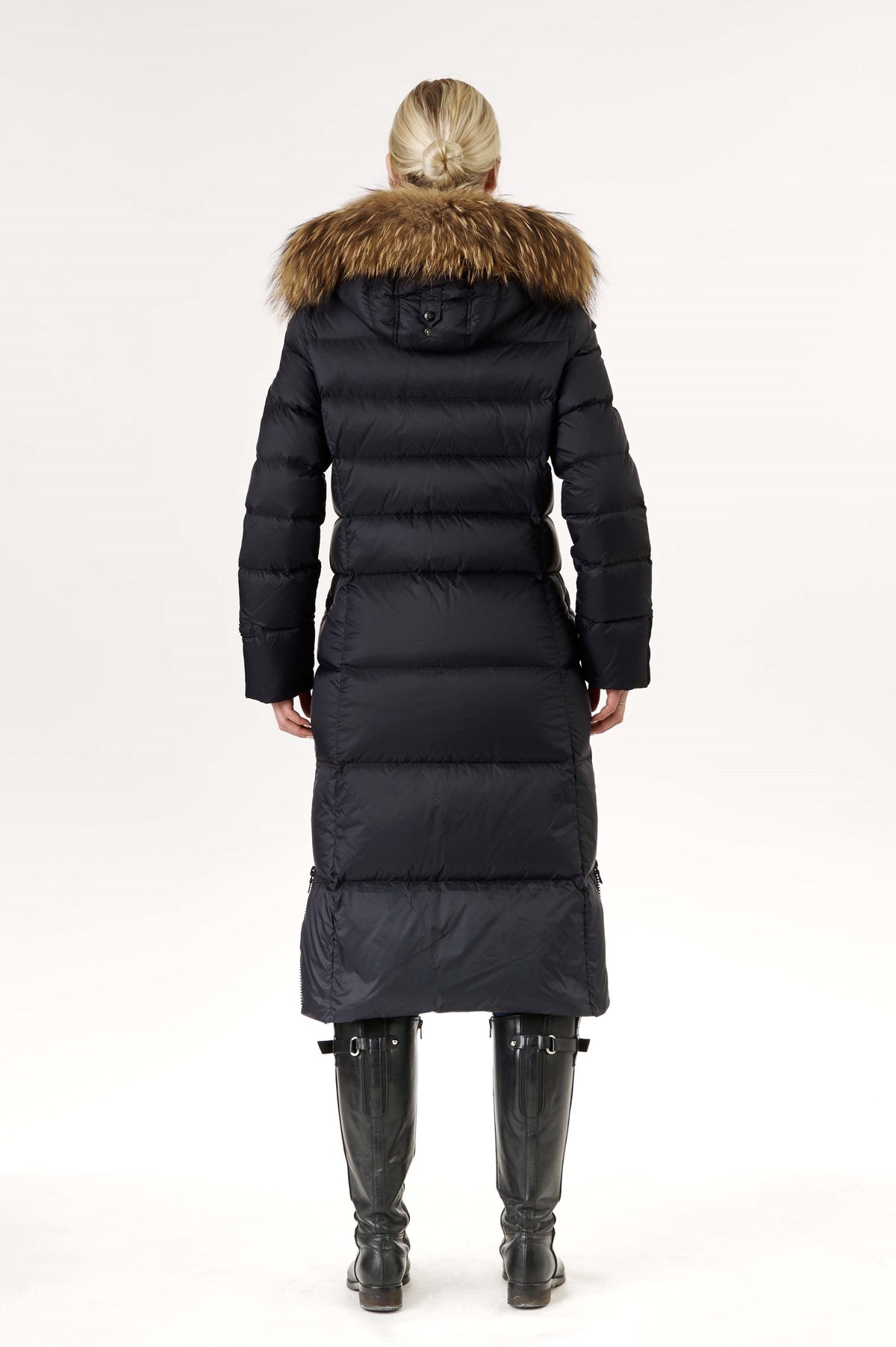 Iclyn Long Down Coat | Black 3