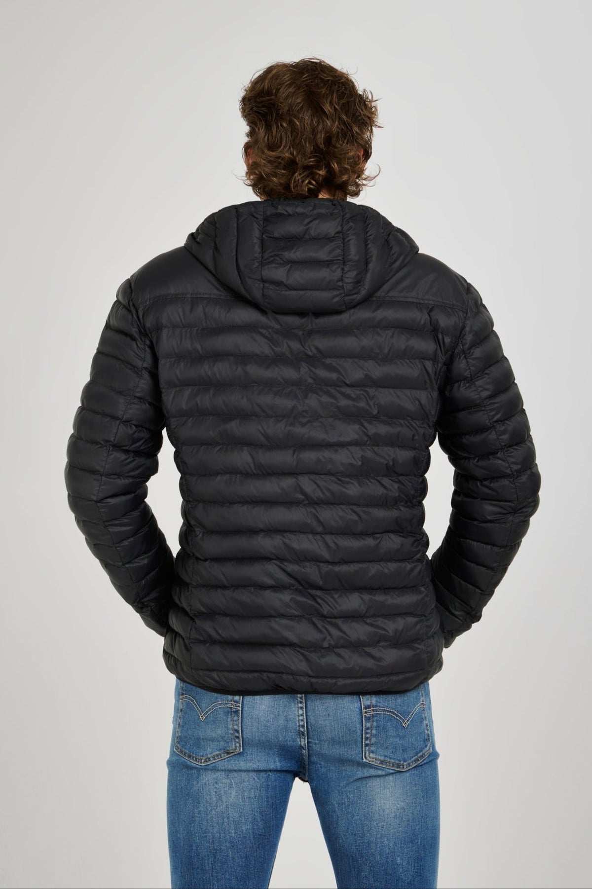James Short Vegan Down Jacket | Black 4