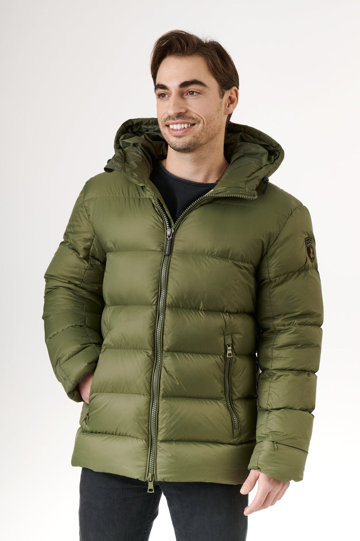 Mason Short Down Jacket | Military