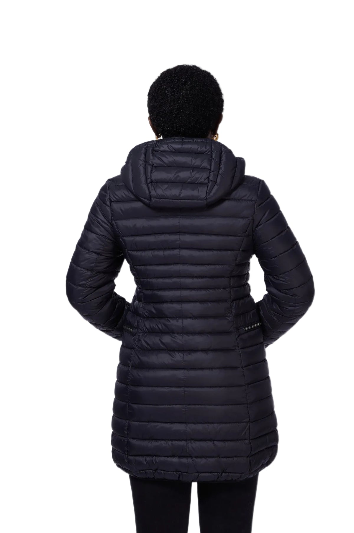 Shannon Vegan Down Jacket | Black 4