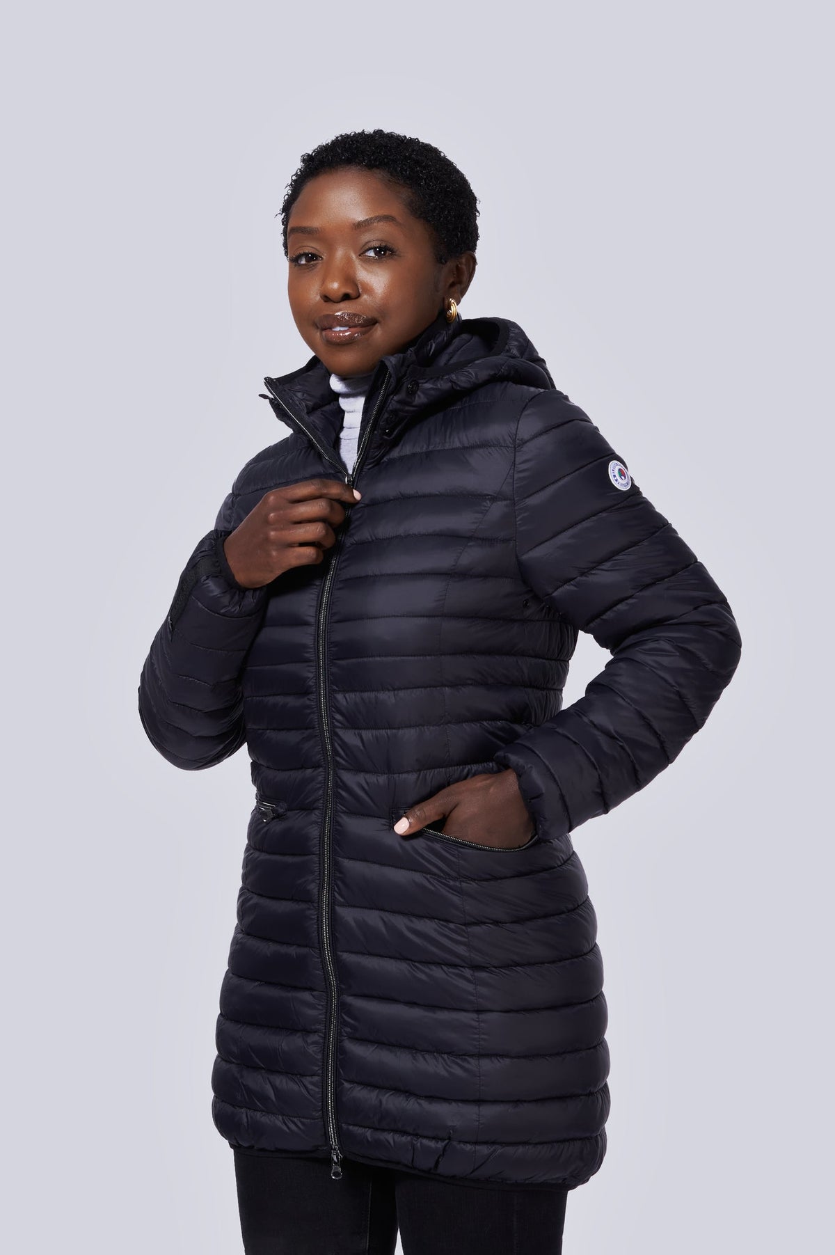Shannon Vegan Down Jacket | Black