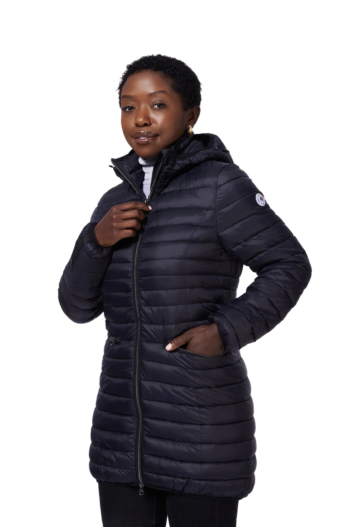 Shannon Vegan Down Jacket | Black