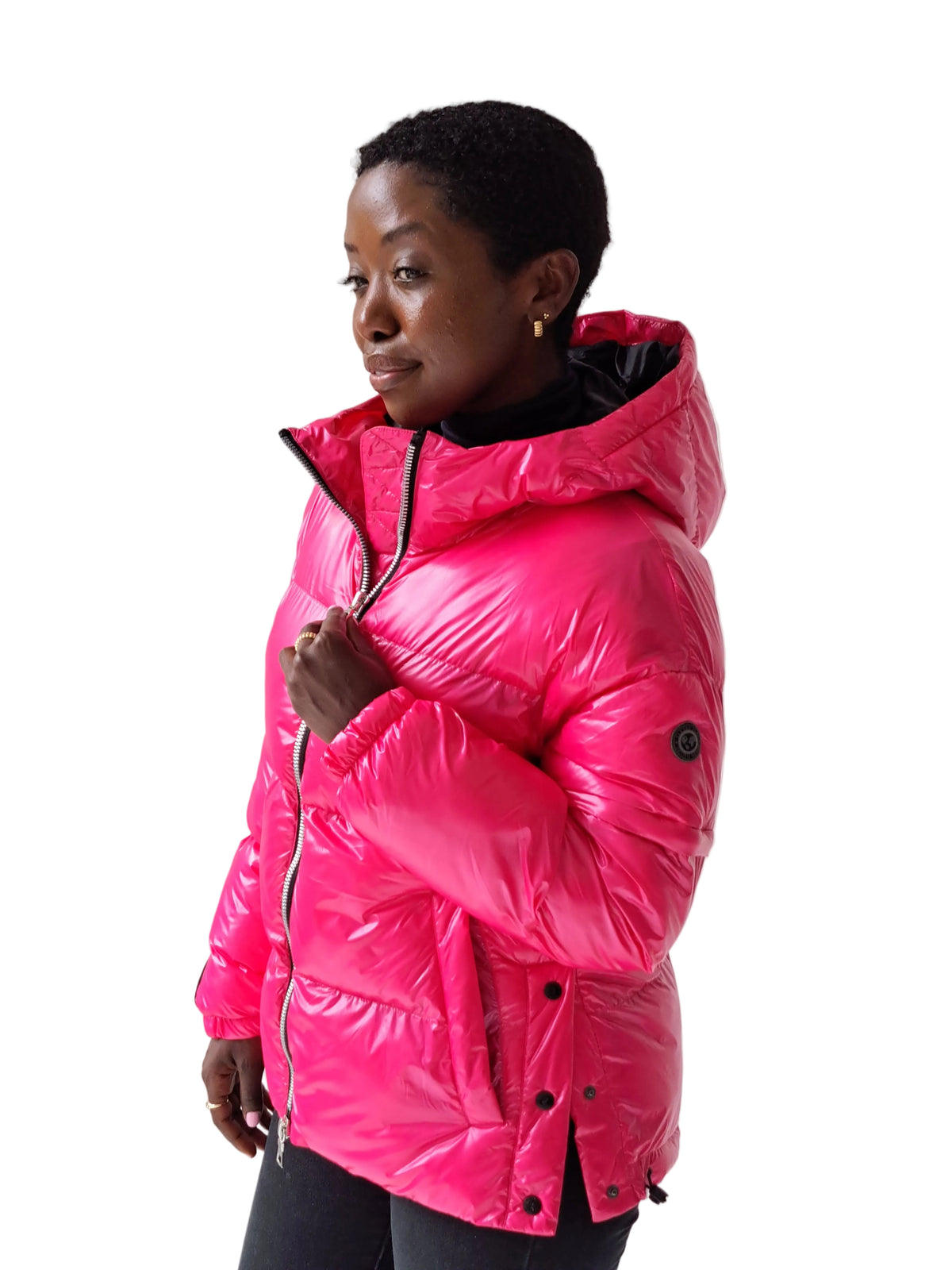 Soley Vegan Down 2 in 1 Jacket | Flash Pink 1