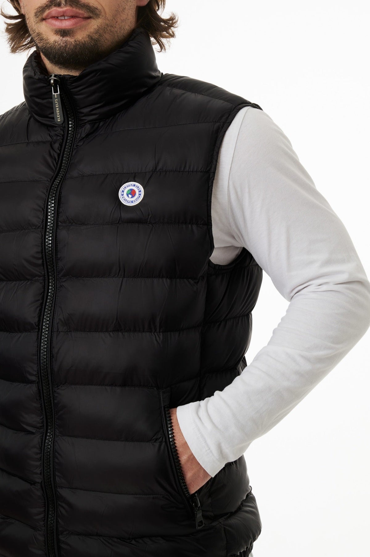 Axel Vegan Down Vest | Black 3