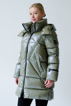 Finnja Down Coat | Olive 3