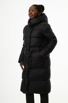 Fria Long Down Coat | Black 2