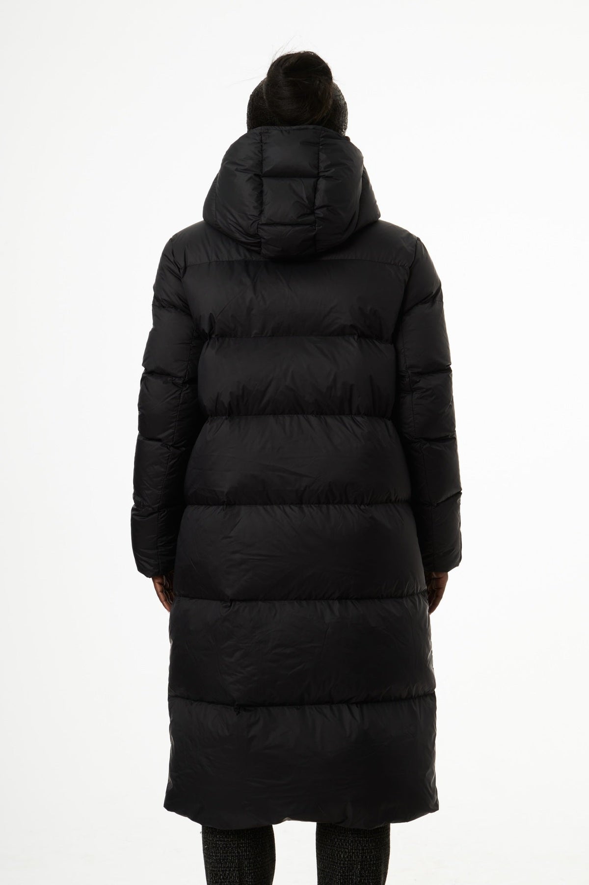 Fria Long Down Coat | Black 3