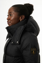 Fria Long Down Coat | Black 4