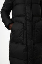 Fria Long Down Coat | Black 5