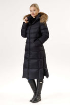 Iclyn Long Down Coat | Black 2