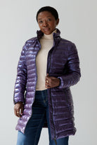 Julie Vegan Down Coat | Aubergine 6