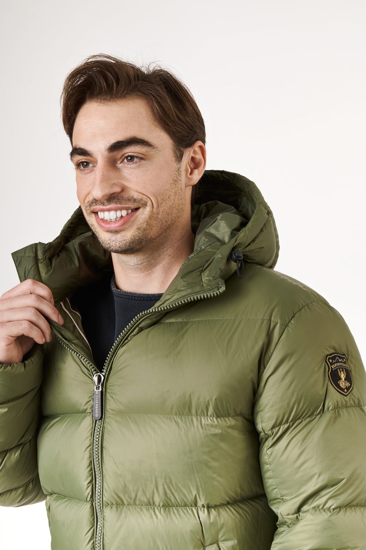 Mason Short Down Jacket | Military 3