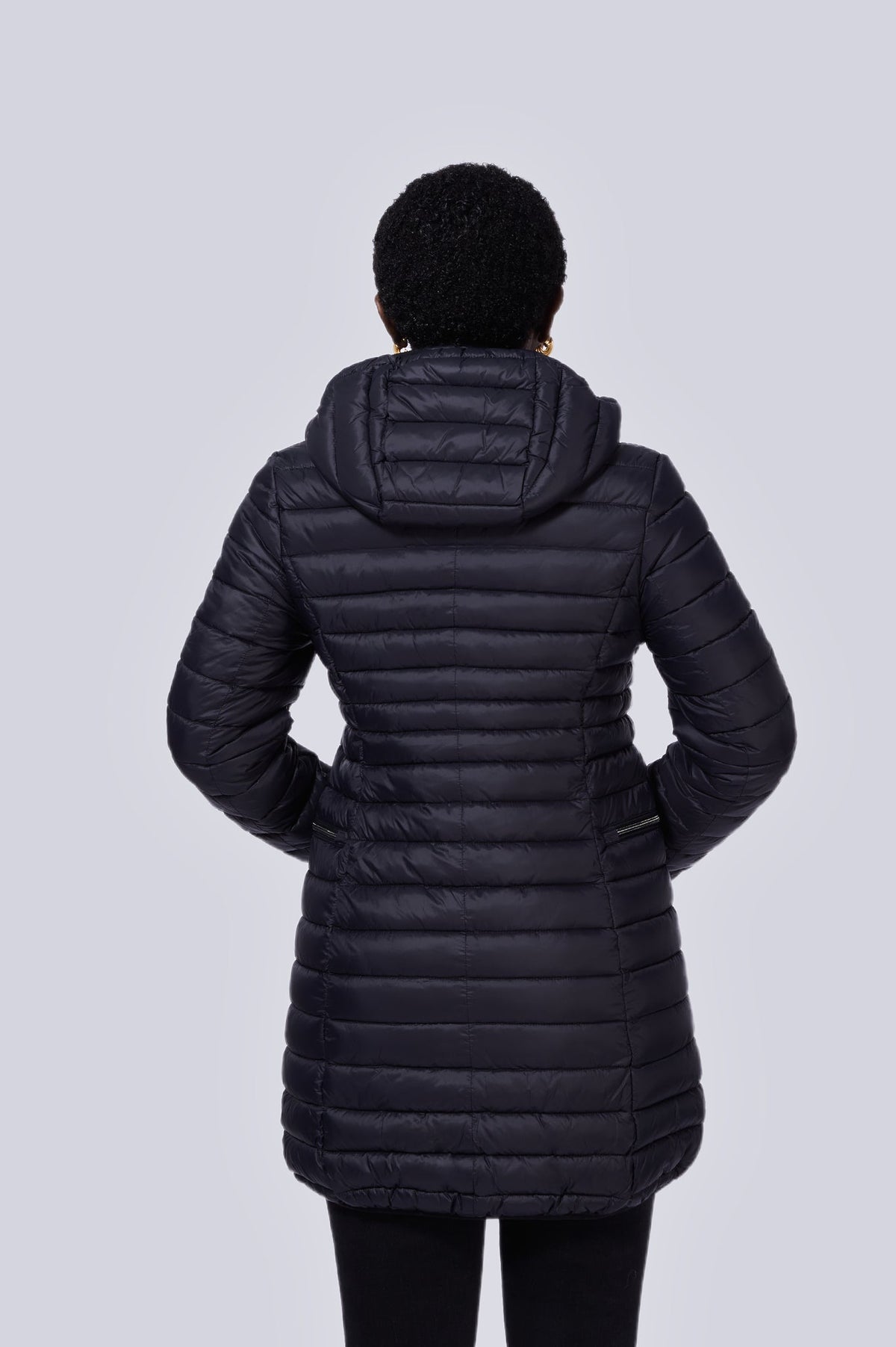 Shannon Vegan Down Jacket | Black 4
