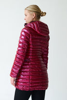 Shannon Vegan Down Jacket | Dark Lipstick 2